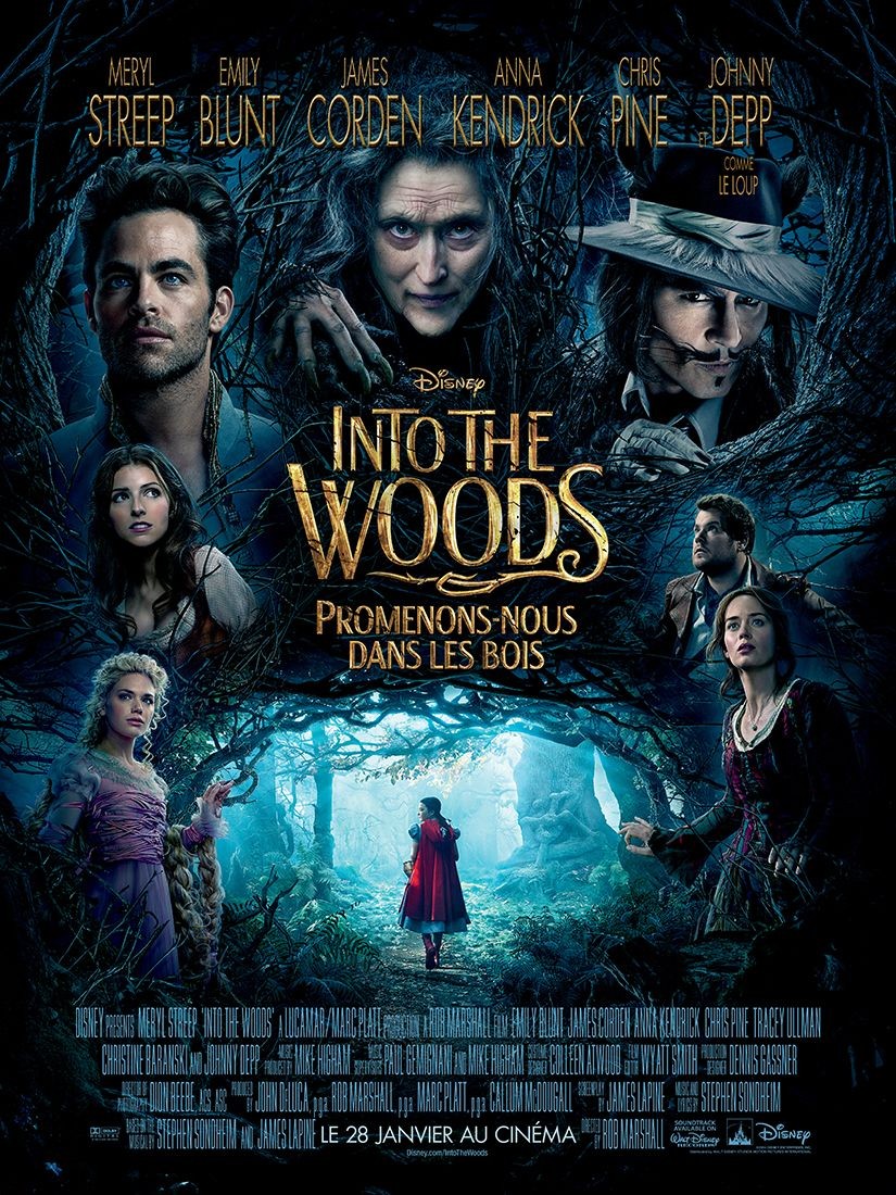 Poster of Walt Disney Pictures' Into the Woods (2014)