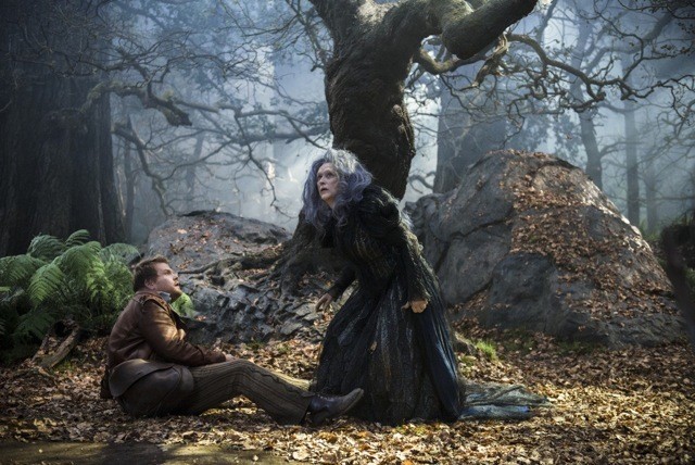 James Corden stars as The Baker and Meryl Streep stars as The Witch in Walt Disney Pictures' Into the Woods (2014)