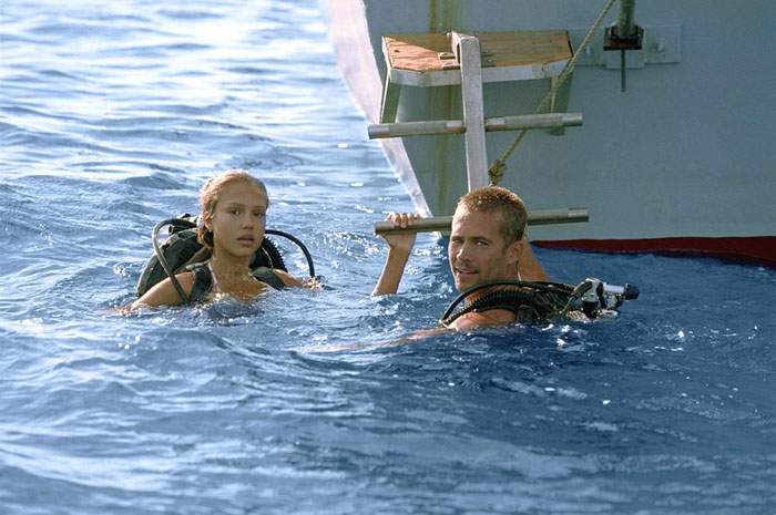 Jessica Alba and Paul Walker in MGM's Into the Blue (2005)