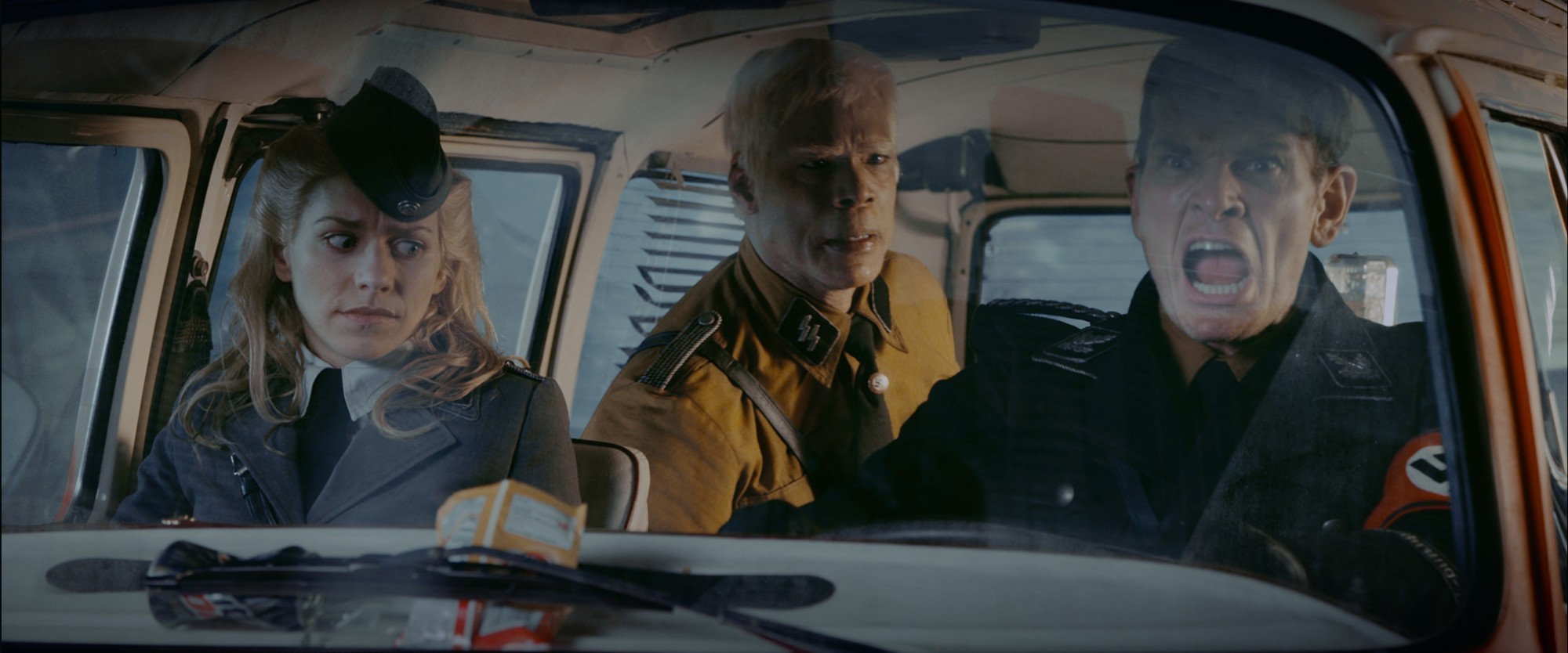 Julia Dietze, Udo Kier and Gotz Otto in Entertainment One's Iron Sky (2012)