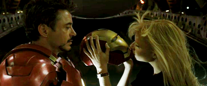 Robert Downey Jr. stars as Tony Stark/Iron Man and Gwyneth Paltrow stars as Pepper Potts in Paramount Pictures' Iron Man 2 (2010)