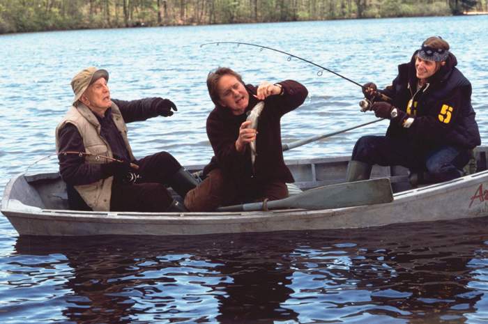 Kirk Douglas, Michael Douglas and Cameron Douglas in "It Runs in the Family" (2003)