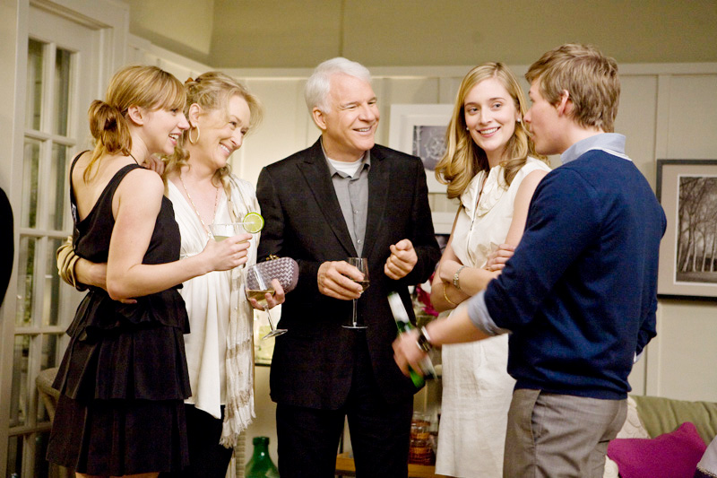 Zoe Kazan, Meryl Streep, Steve Martin, Caitlin Fitzgerald and Hunter Parrish in Universal Pictures' It's Complicated (2009)