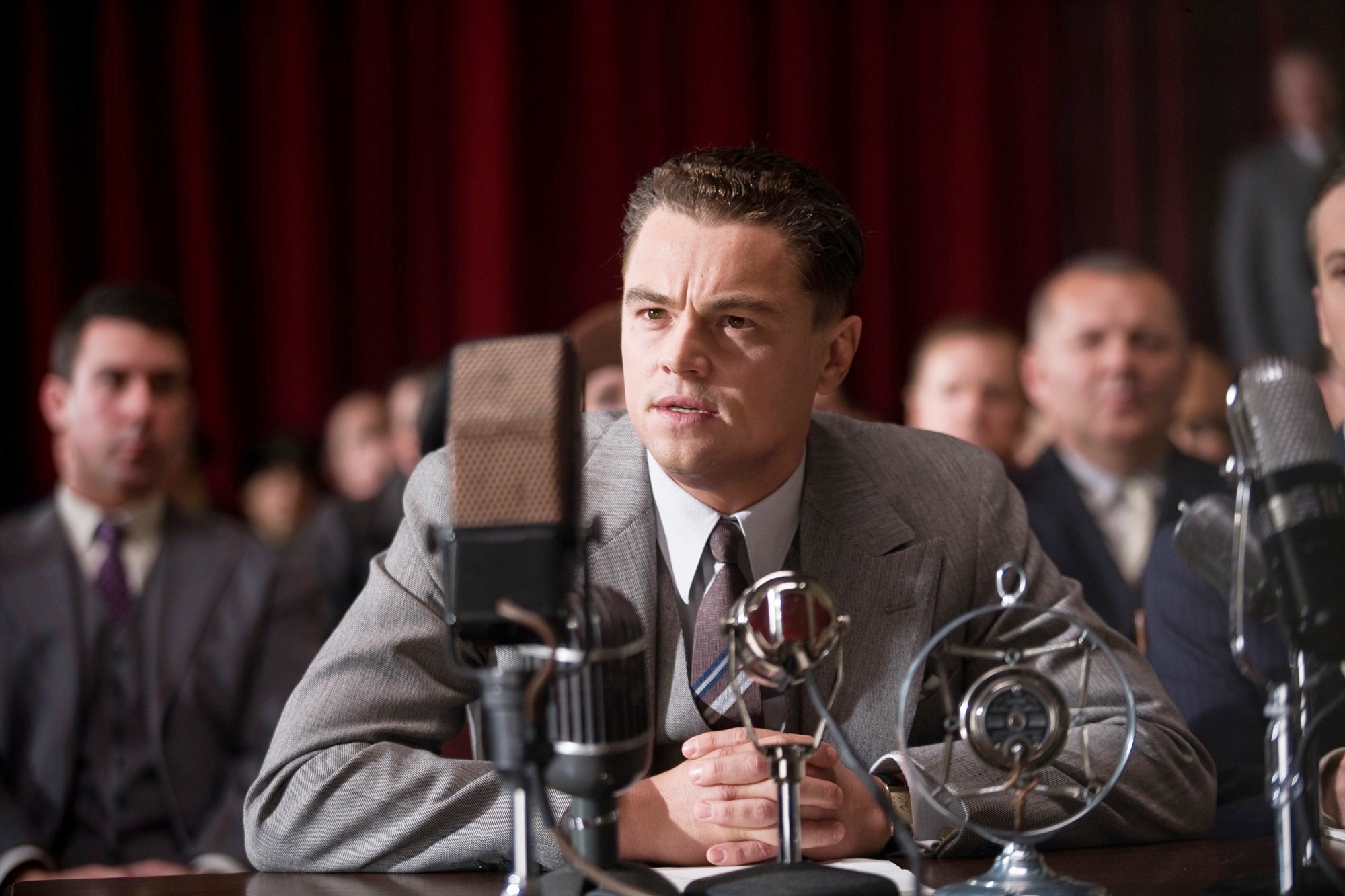 Leonardo DiCaprio stars as J. Edgar Hoover in Warner Bros. Pictures' J. Edgar (2011). Photo credit by Keith Bernstein.