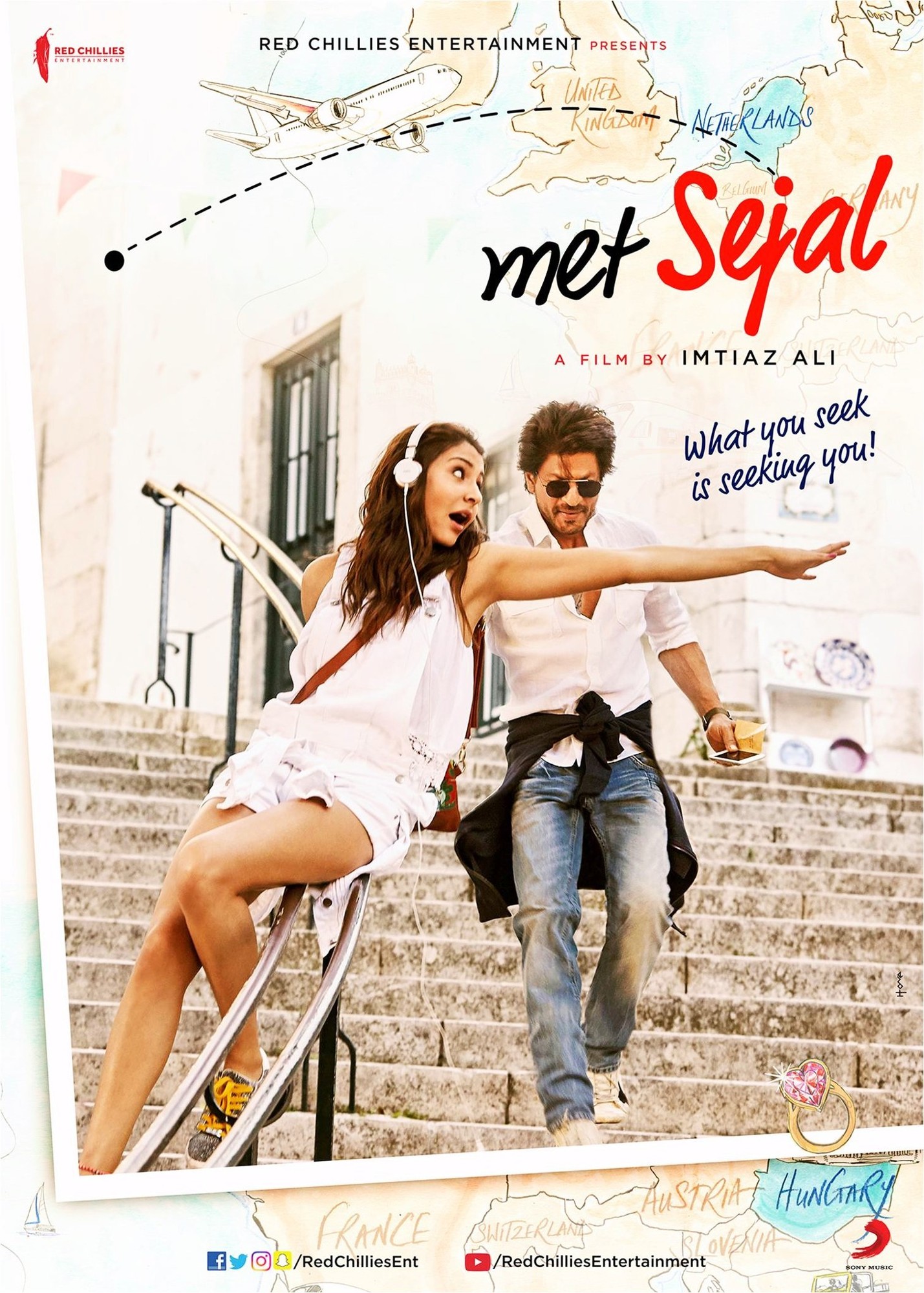 Poster of Red Chillies Entertainment's Jab Harry Met Sejal (2017)