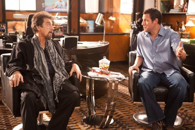 Al Pacino stars as Himself and Adam Sandler stars as Jack Sadelstein in Columbia Pictures' Jack and Jill (2011)