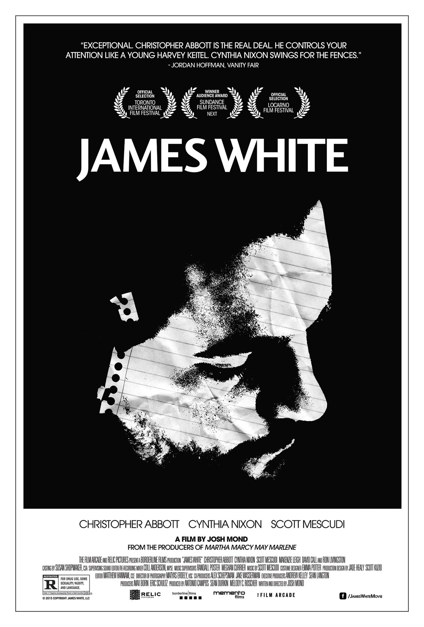 Poster of The Film Arcade's James White (2015)