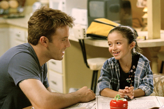 Raquel Castro and Ben Affleck in Miramax Films' Jersey Girl (2004)