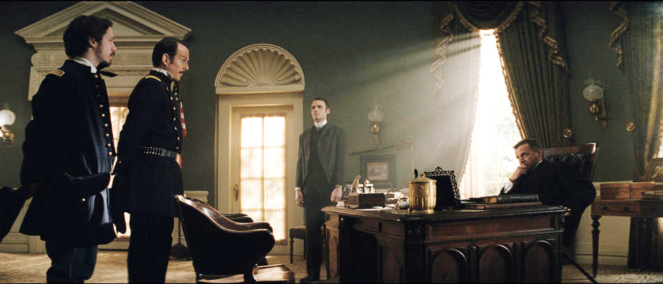 Will Arnett stars as Lieutenant Grass and Seth Gabel stars as Advisor in Warner Bros. Pictures' Jonah Hex (2010)