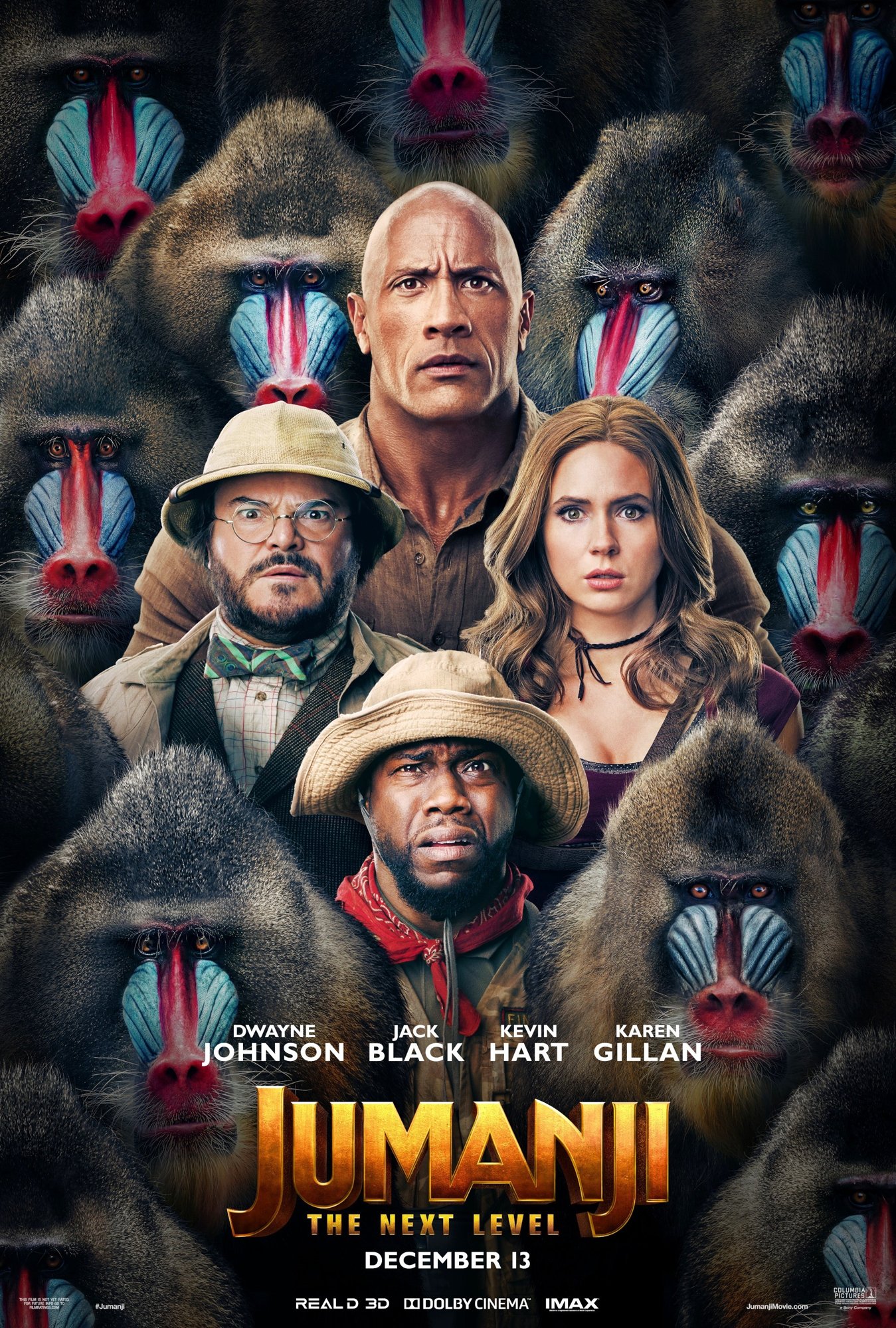 Poster of Sony Pictures' Jumanji: The Next Level (2019)