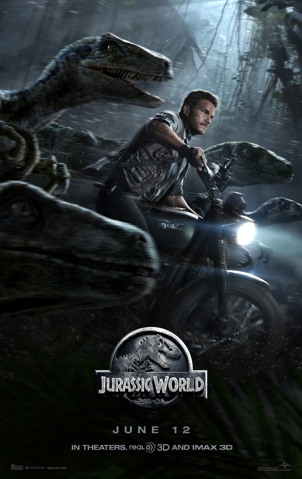 Poster of Universal Pictures' Jurassic World (2015)