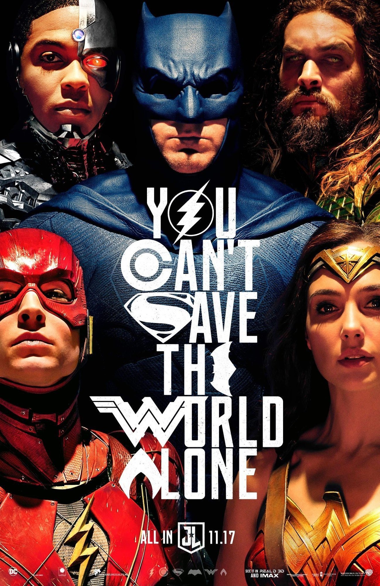 Poster of Warner Bros. Pictures' Justice League (2017)