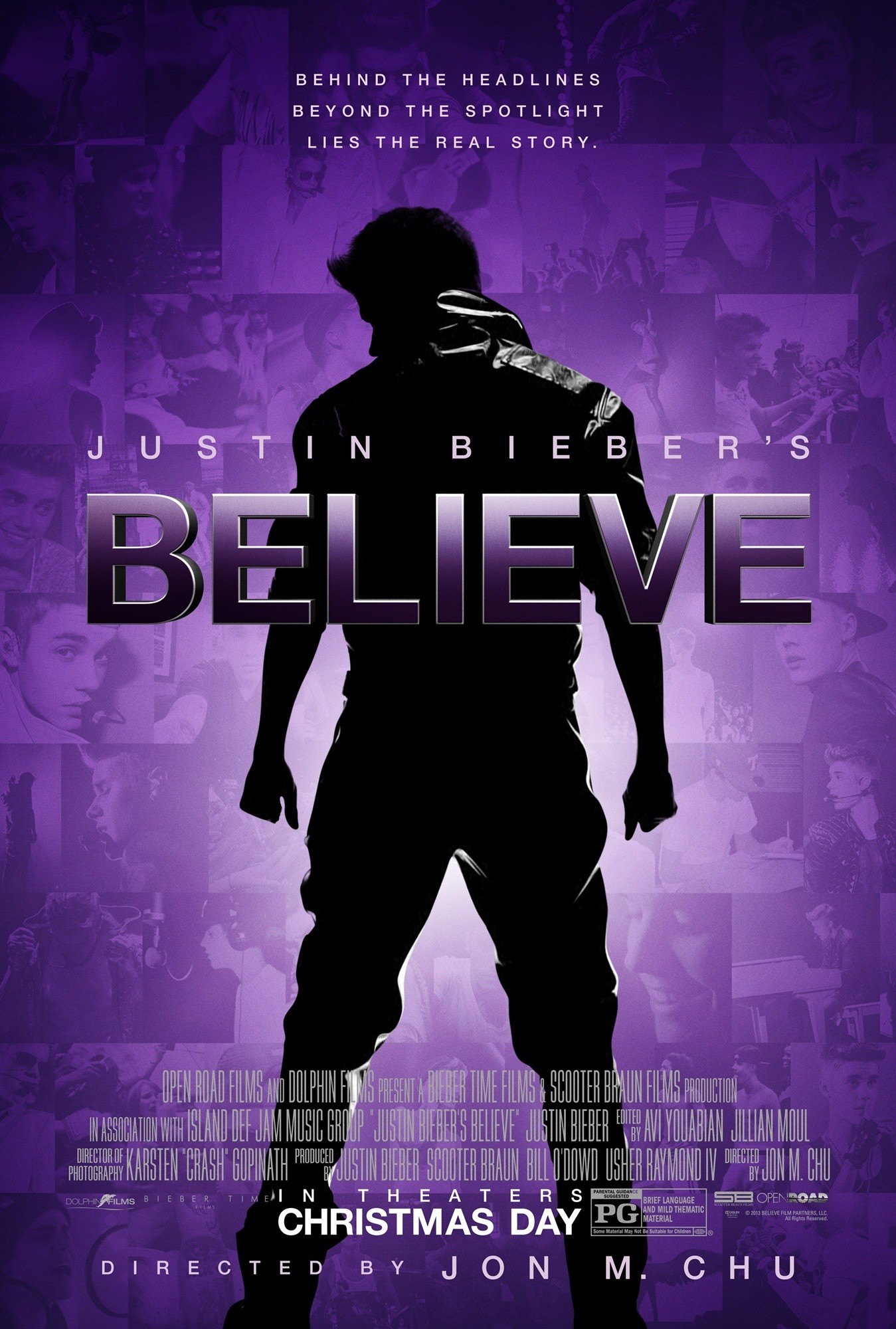 Poster of Open Road Films' Justin Bieber's Believe (2013)