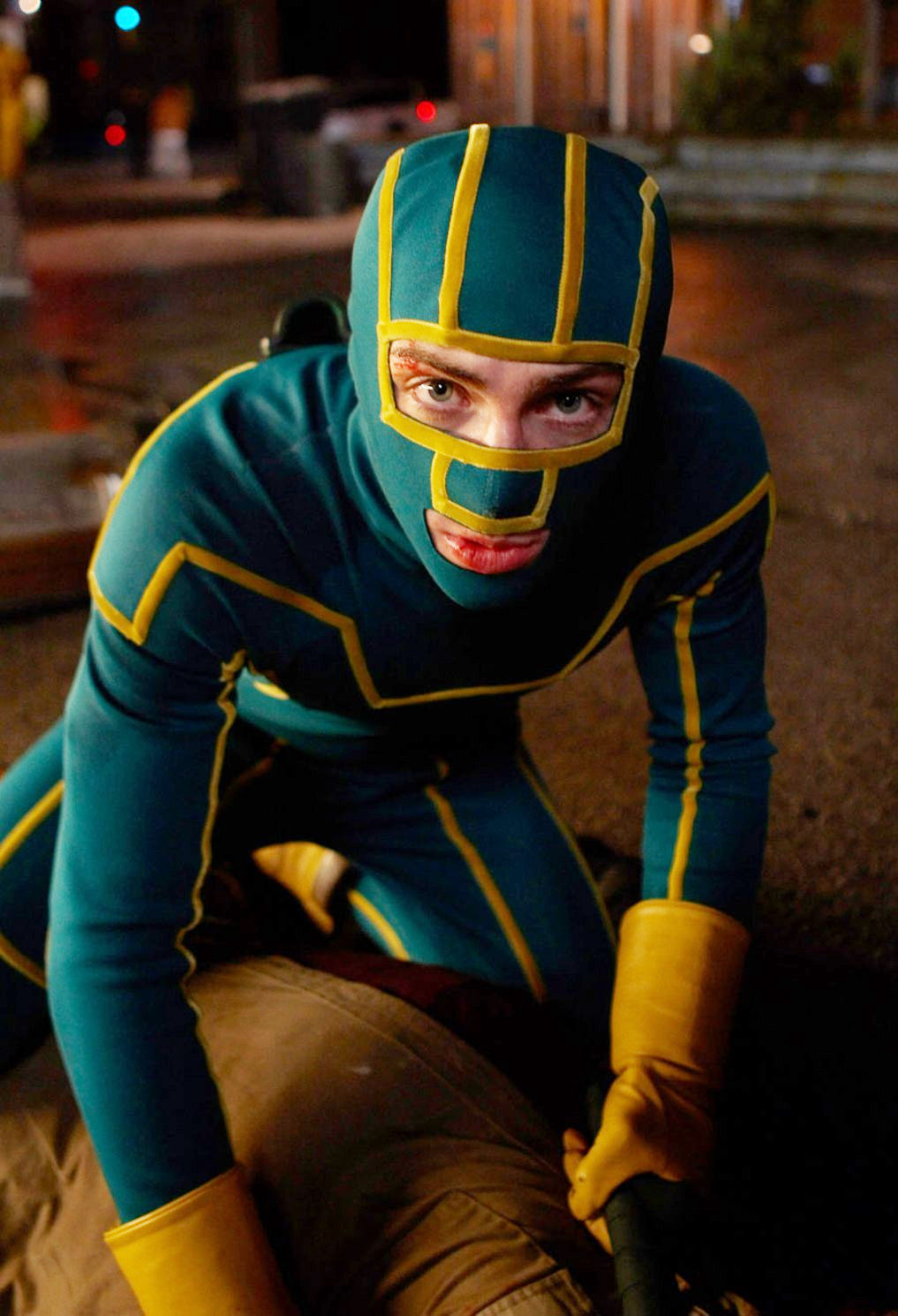 Aaron Johnson stars as Dave Lizewski/Kick-Ass in Lionsgate Films' Kick-Ass (2010)