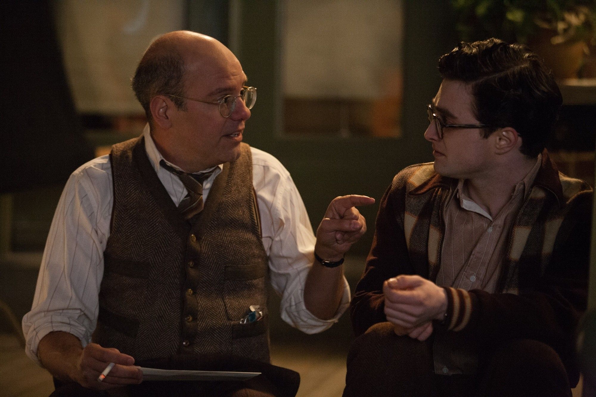 David Cross stars as Louis Ginsberg and Daniel Radcliffe stars as Allen Ginsberg in Sony Pictures Classics' Kill Your Darlings (2013)