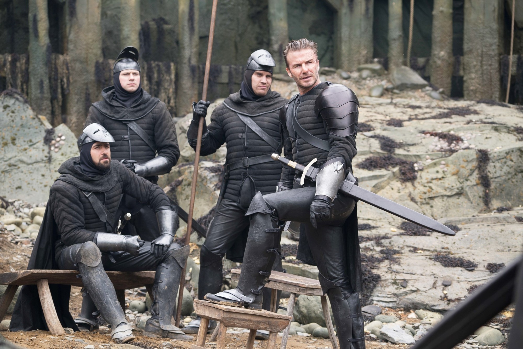 David Beckham stars as Trigger in Warner Bros. Pictures' King Arthur: Legend of the Sword (2017)