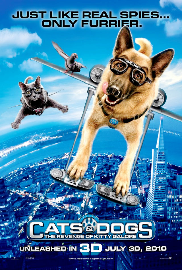 Poster of Warner Bros. Pictures' Cats & Dogs: The Revenge of Kitty Galore (2010)