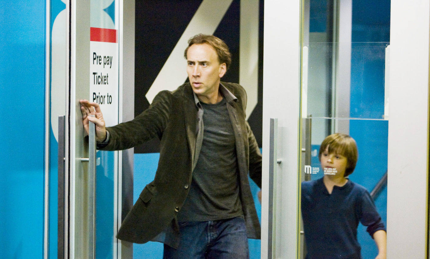 Nicolas Cage stars as Ted Myles and Chandler Canterbury stars as Caleb in Summit Entertainment's Knowing (2009). Photo credit by Vince Valitutti.