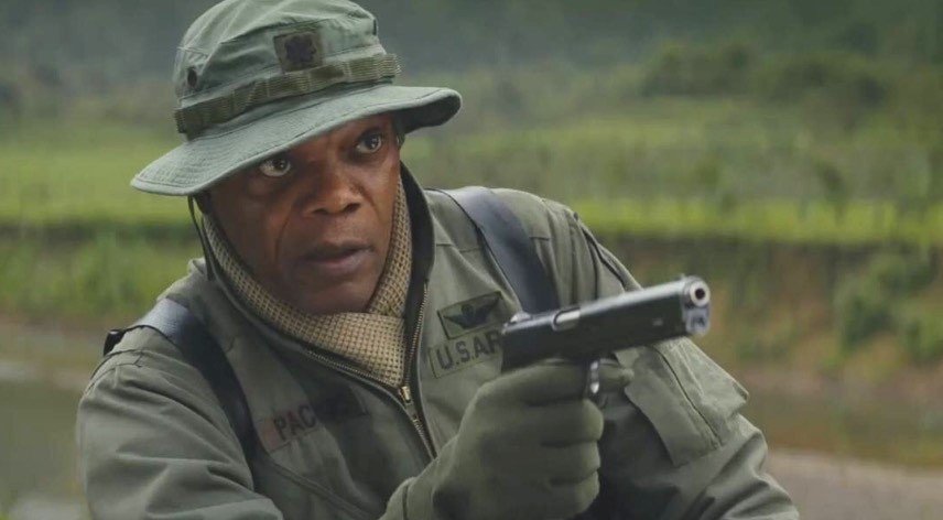 Samuel L. Jackson stars as Preston Packard in Warner Bros. Pictures' Kong: Skull Island (2017)