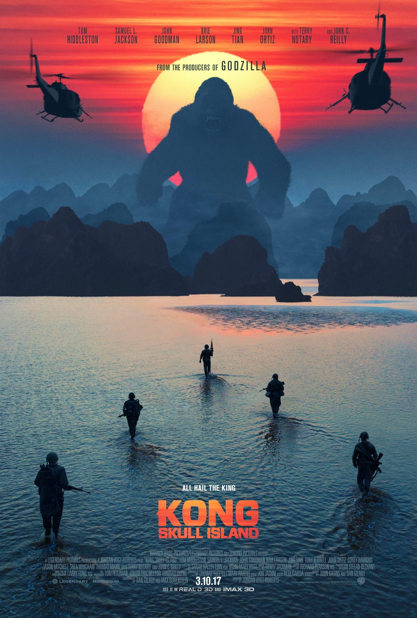 Poster of Warner Bros. Pictures' Kong: Skull Island (2017)