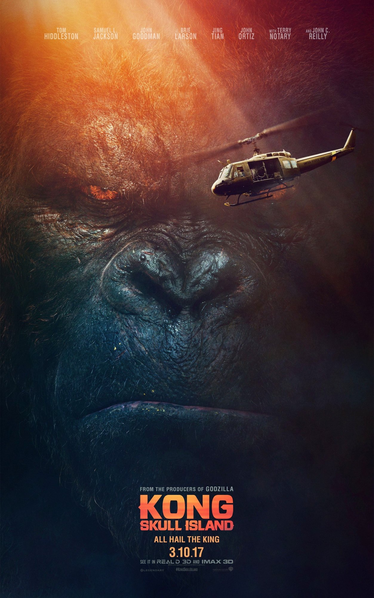 Poster of Warner Bros. Pictures' Kong: Skull Island (2017)