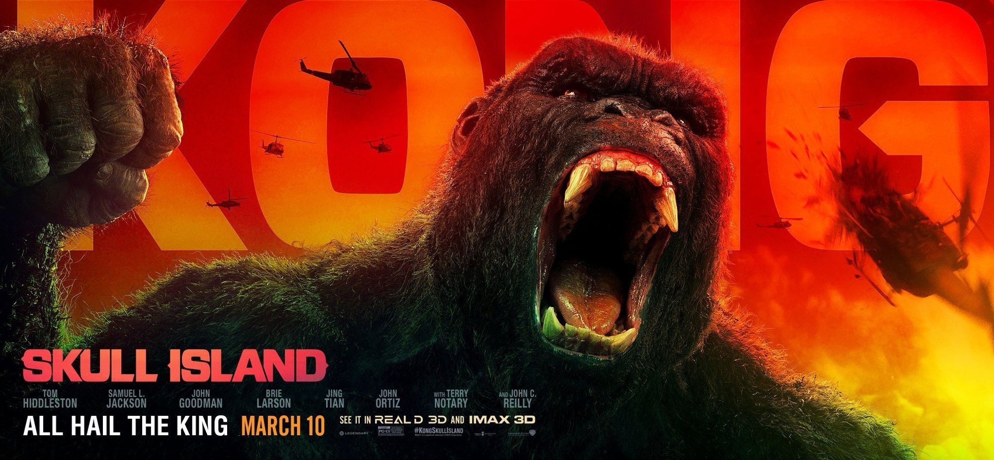 Poster of Warner Bros. Pictures' Kong: Skull Island (2017)