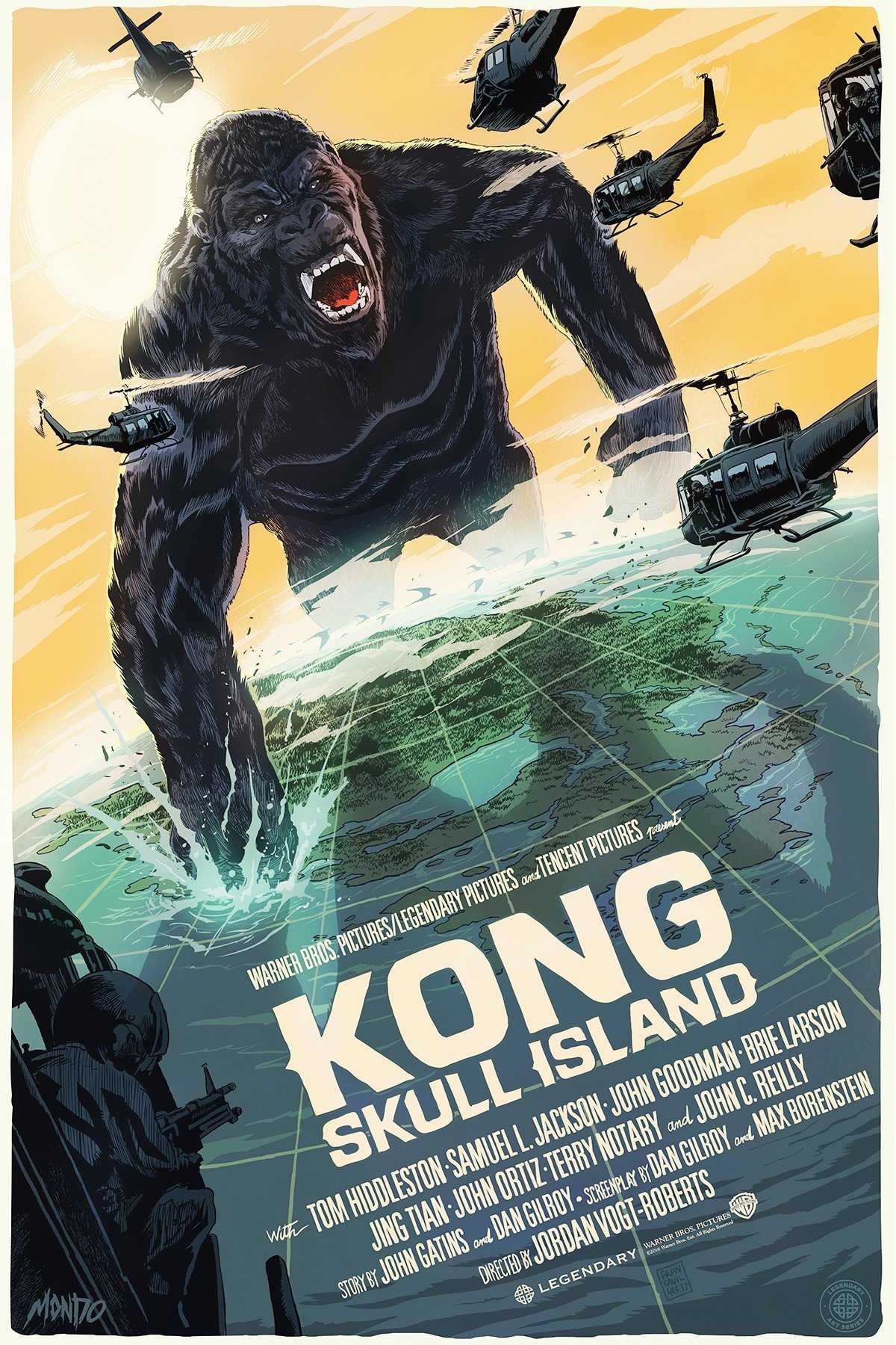 Poster of Warner Bros. Pictures' Kong: Skull Island (2017)