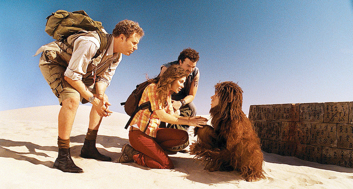 Will Ferrell, Anna Friel, Danny McBride and Jorma Taccone in Universal Pictures' Land of the Lost (2009)