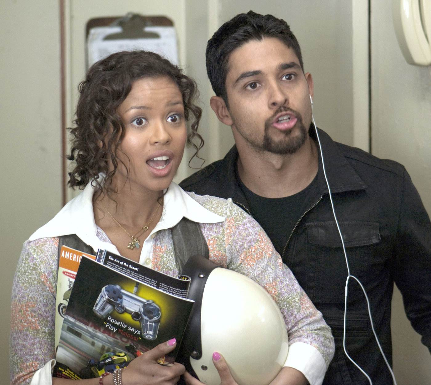 Gugu Mbatha-Raw stars as Talia and Wilmer Valderrama stars as Dell Gordo in Universal Pictures' Larry Crowne (2011)