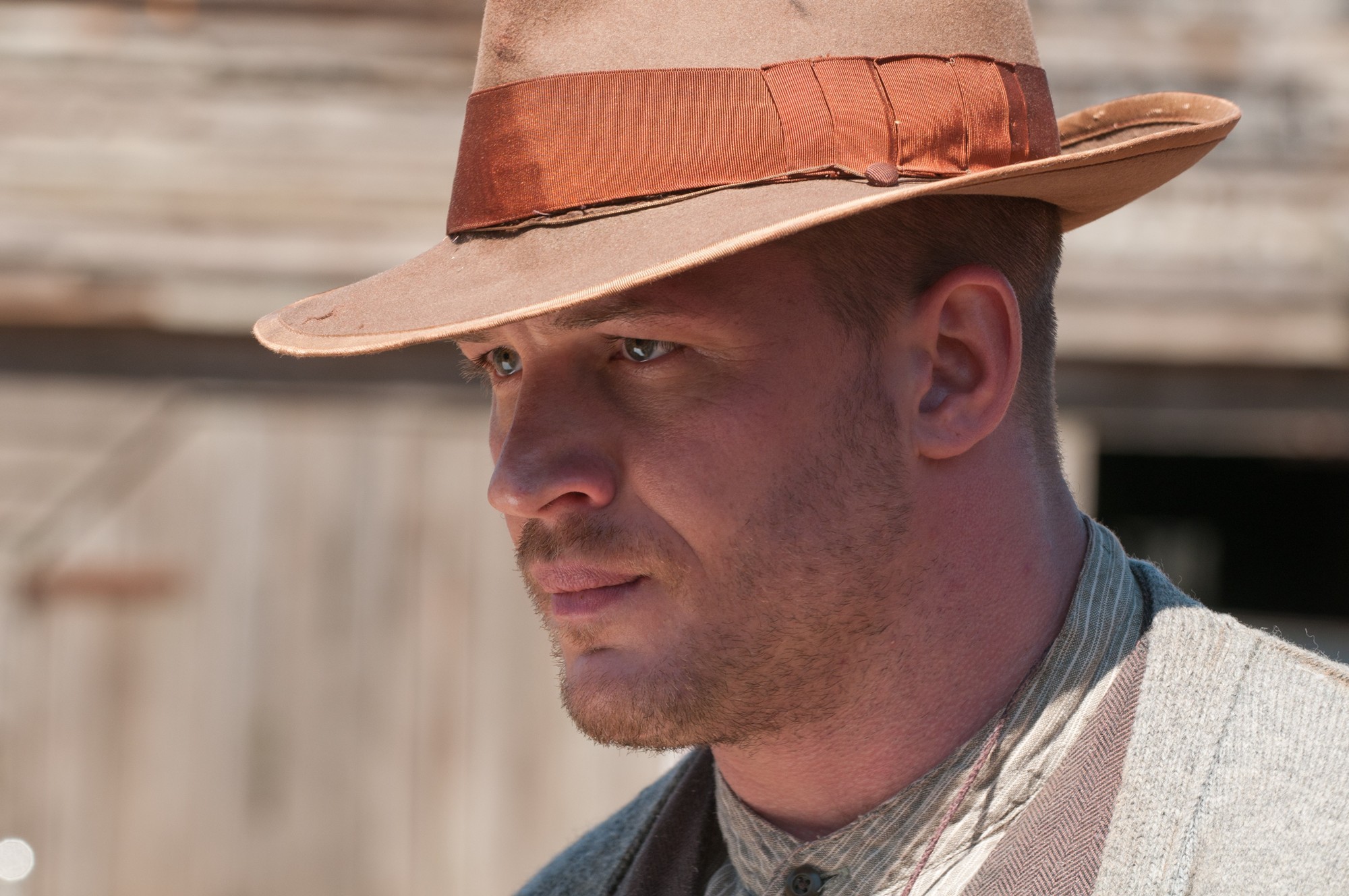 Tom Hardy stars as Forrest Bondurant in The Weinstein Company's Lawless (2012)