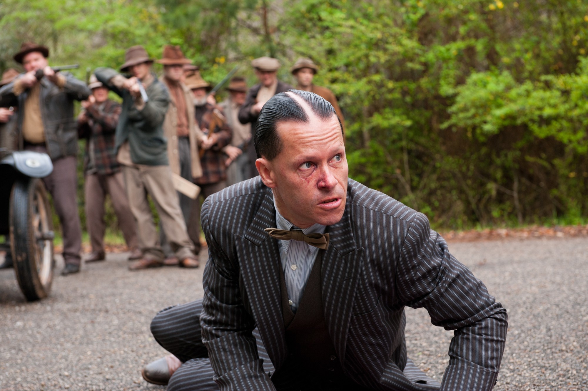 Guy Pearce stars as Special Agent Charlie Rakes in The Weinstein Company's Lawless (2012)