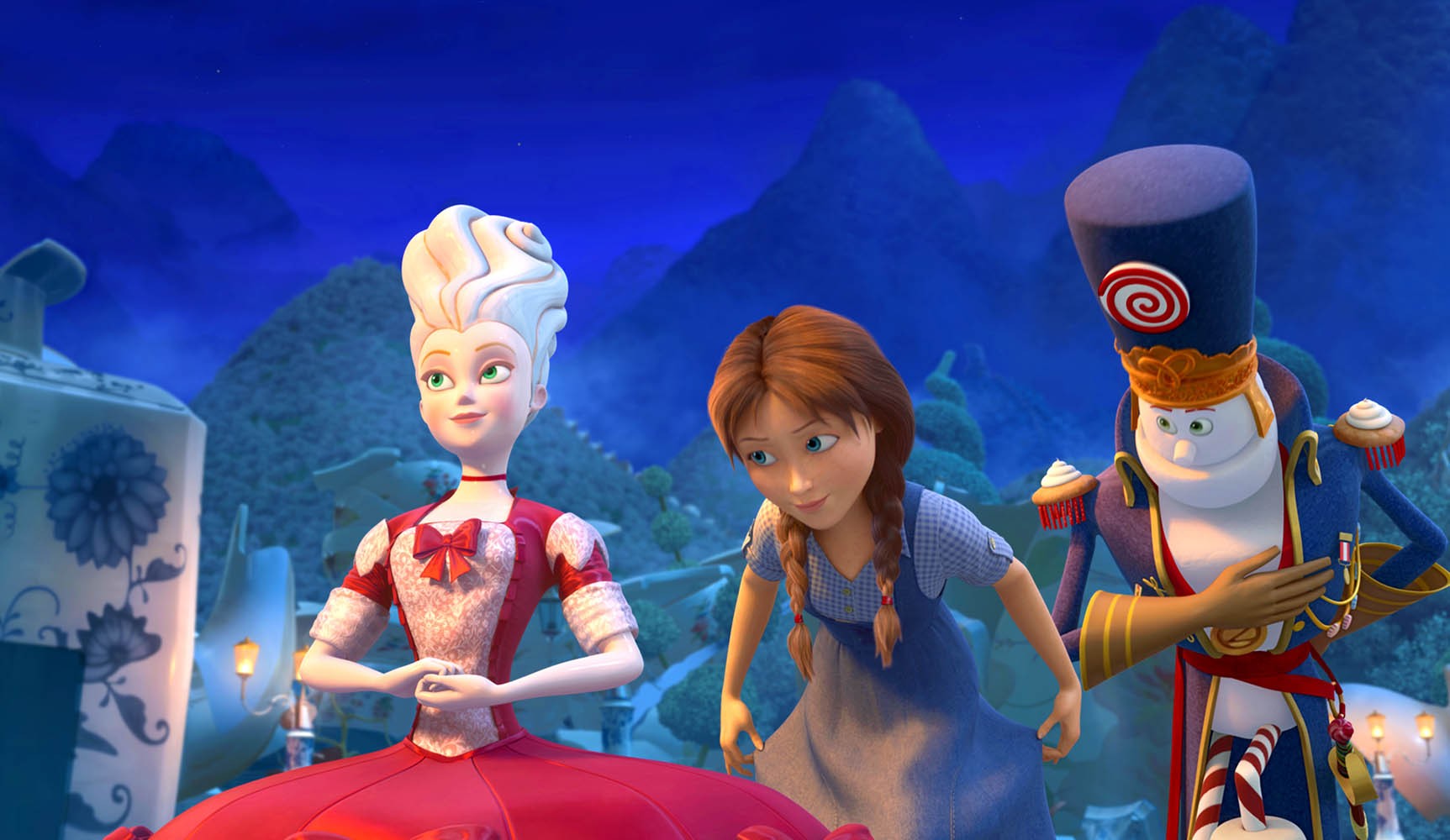 China Princess, Dorothy Gale and Marshal Mallow from Summertime Entertainment's Legends of Oz: Dorothy's Return (2014)