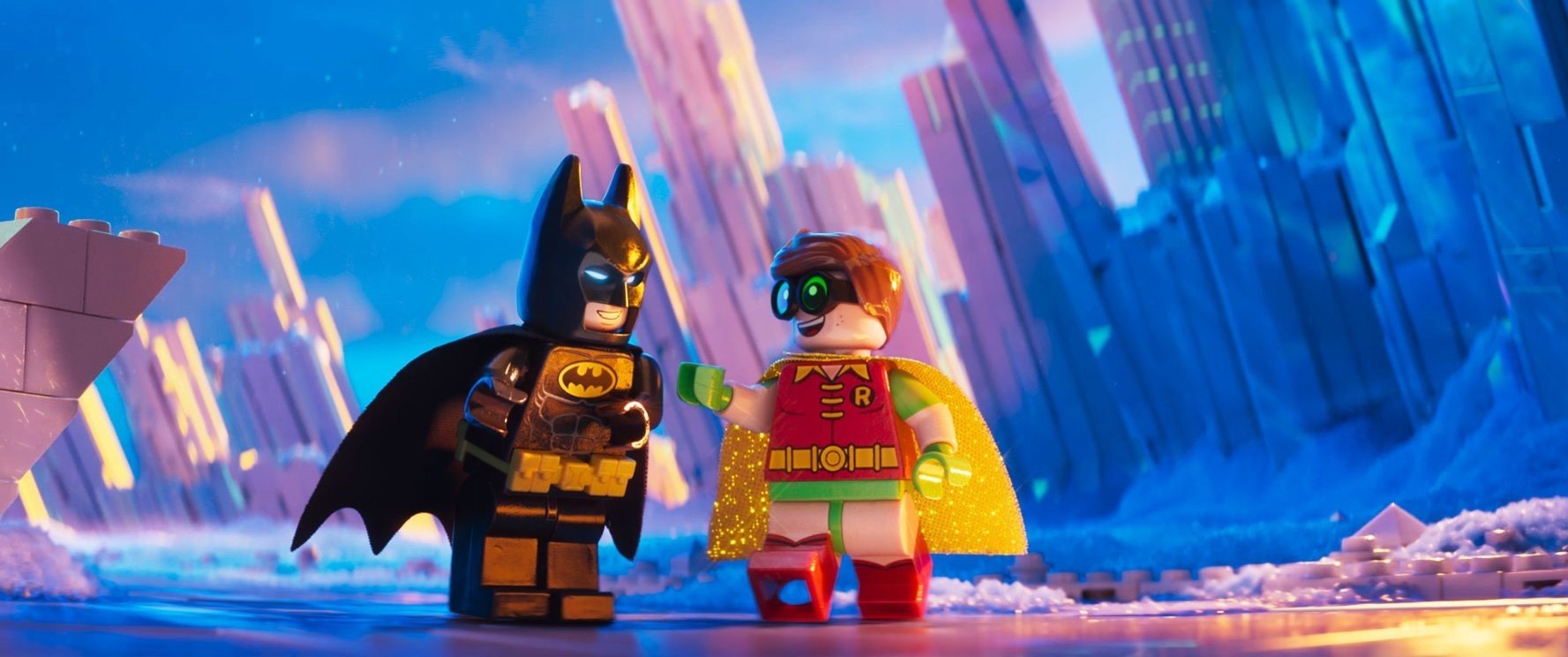 Batman/Bruce Wayne and Robin/Dick Grayson from Warner Bros. Pictures' The Lego Batman Movie (2017)