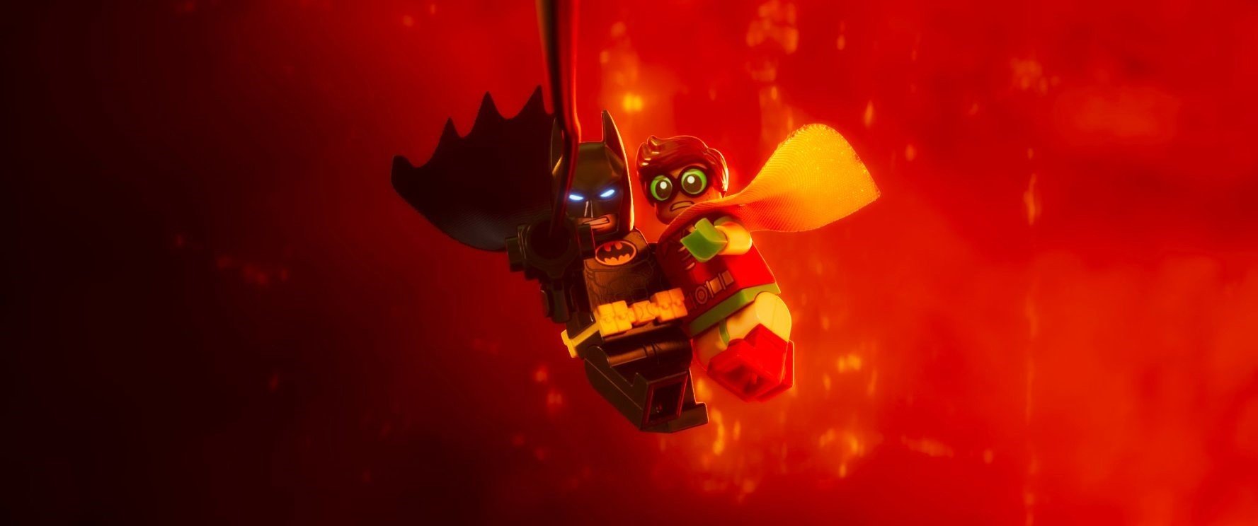 Batman/Bruce Wayne and Robin/Dick Grayson from Warner Bros. Pictures' The Lego Batman Movie (2017)