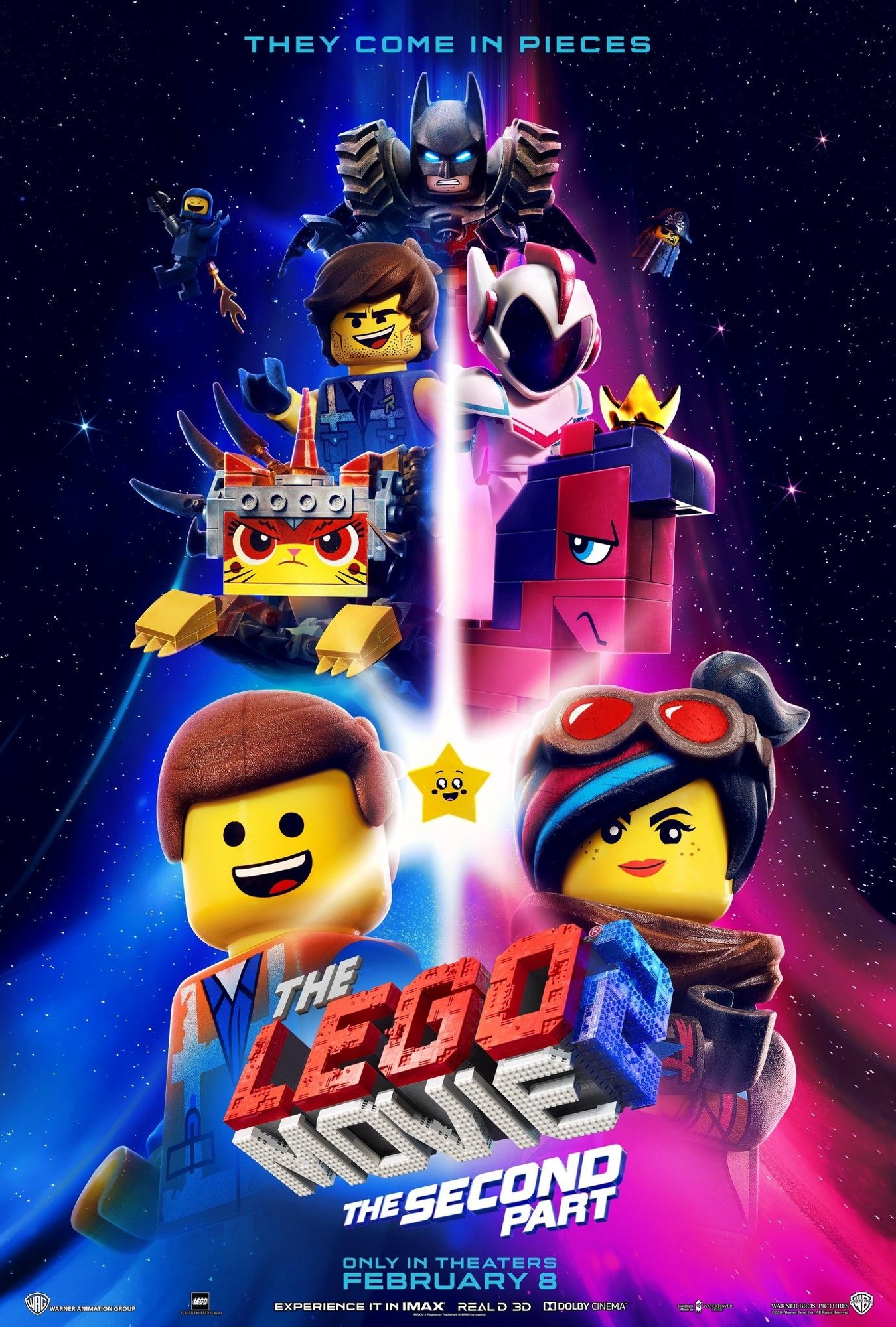 Poster of Warner Bros. Pictures' The Lego Movie 2: The Second Part (2019)