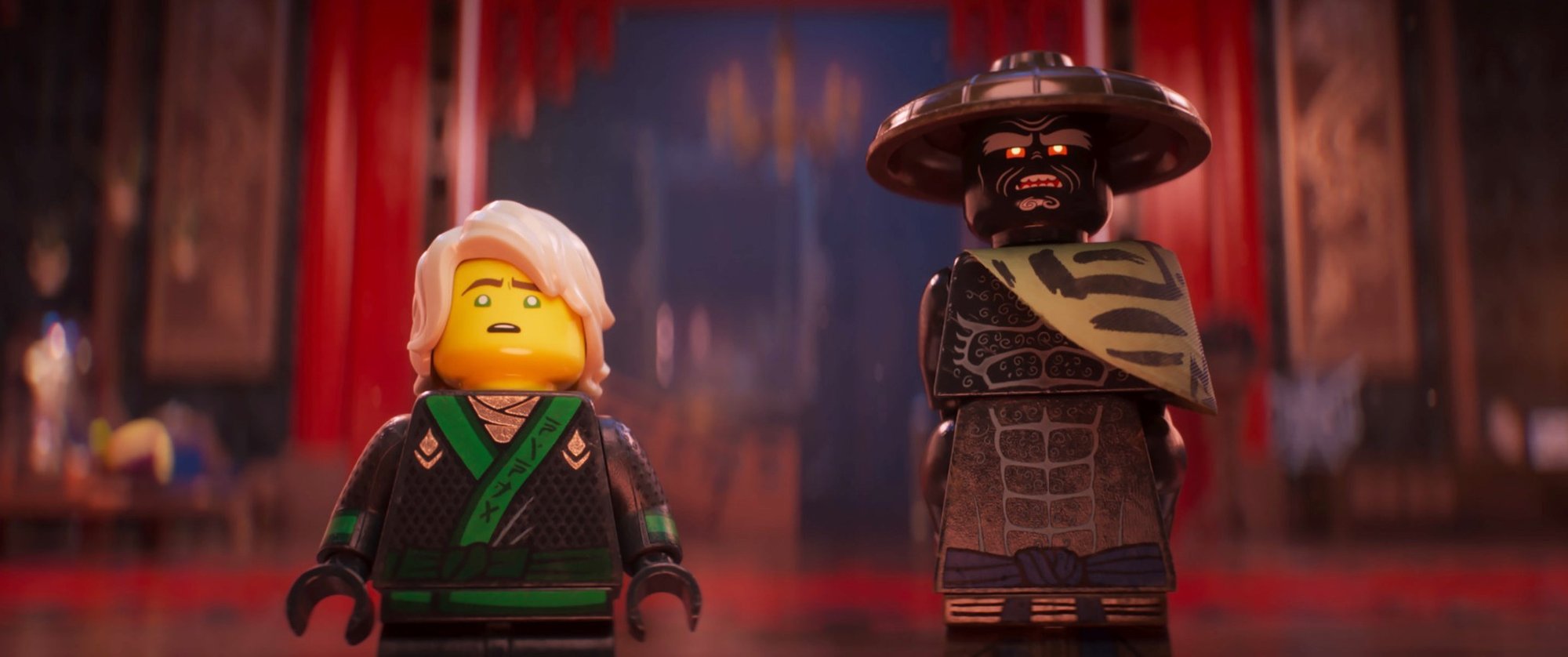 Lloyd and Garmadon from Warner Bros. Pictures' The Lego Ninjago Movie (2017)