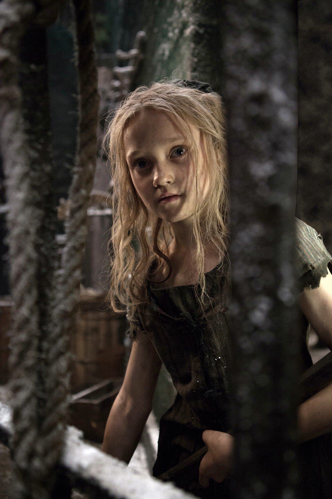 Isabelle Allen stars as Young Cosette in Universal Pictures' Les Miserables (2012)