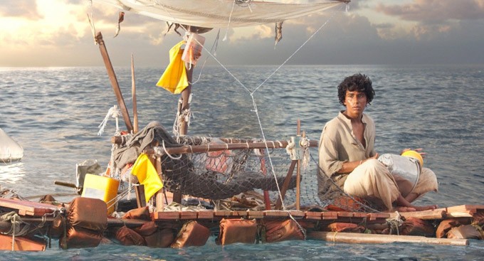 Suraj Sharma stars as Pi Patel in The 20th Century Fox's Life of Pi (2012)