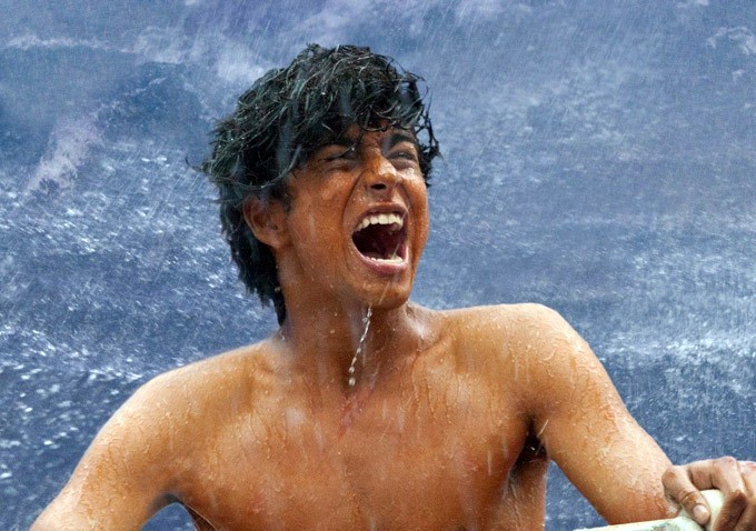 Suraj Sharma stars as Pi Patel in The 20th Century Fox's Life of Pi (2012)