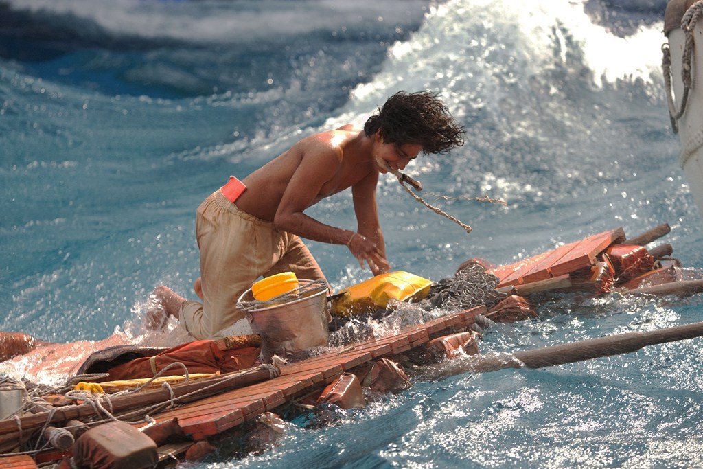 Suraj Sharma stars as Pi Patel in The 20th Century Fox's Life of Pi (2012)