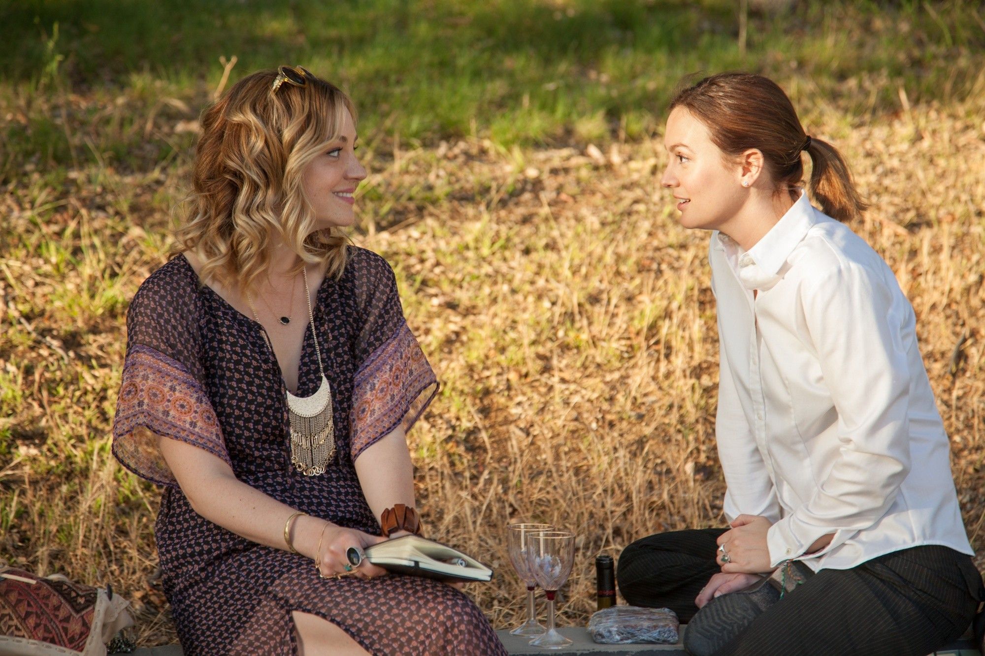 Gillian Jacobs stars as Paige and Leighton Meester stars as Sasha in Magnolia Pictures' Life Partners (2014)