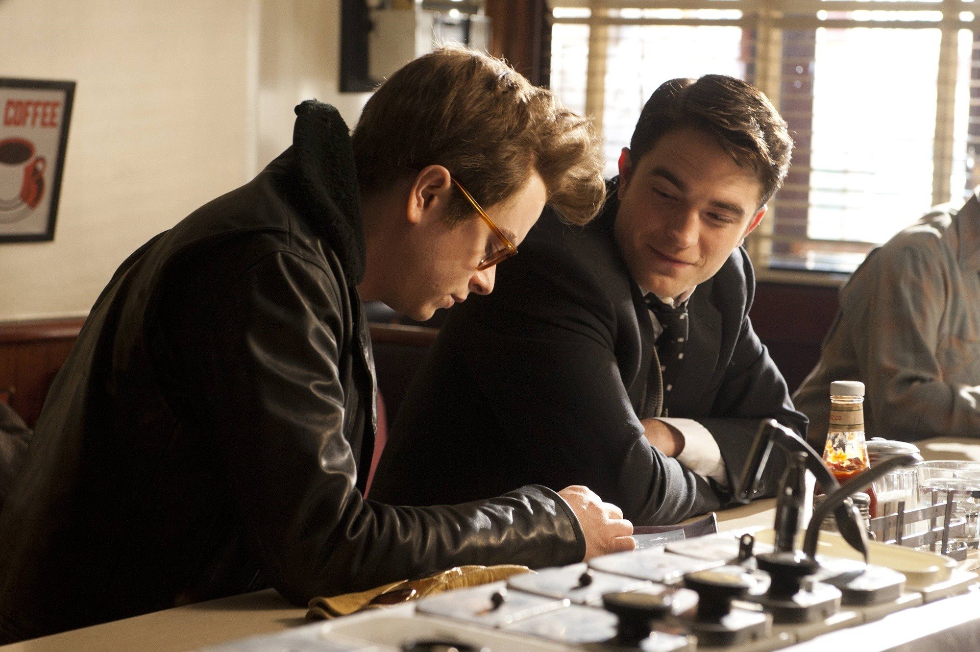 Dane DeHaan stars as James Dean and Robert Pattinson stars as Dennis Stock in Cinedigm Entertainment's Life (2015)