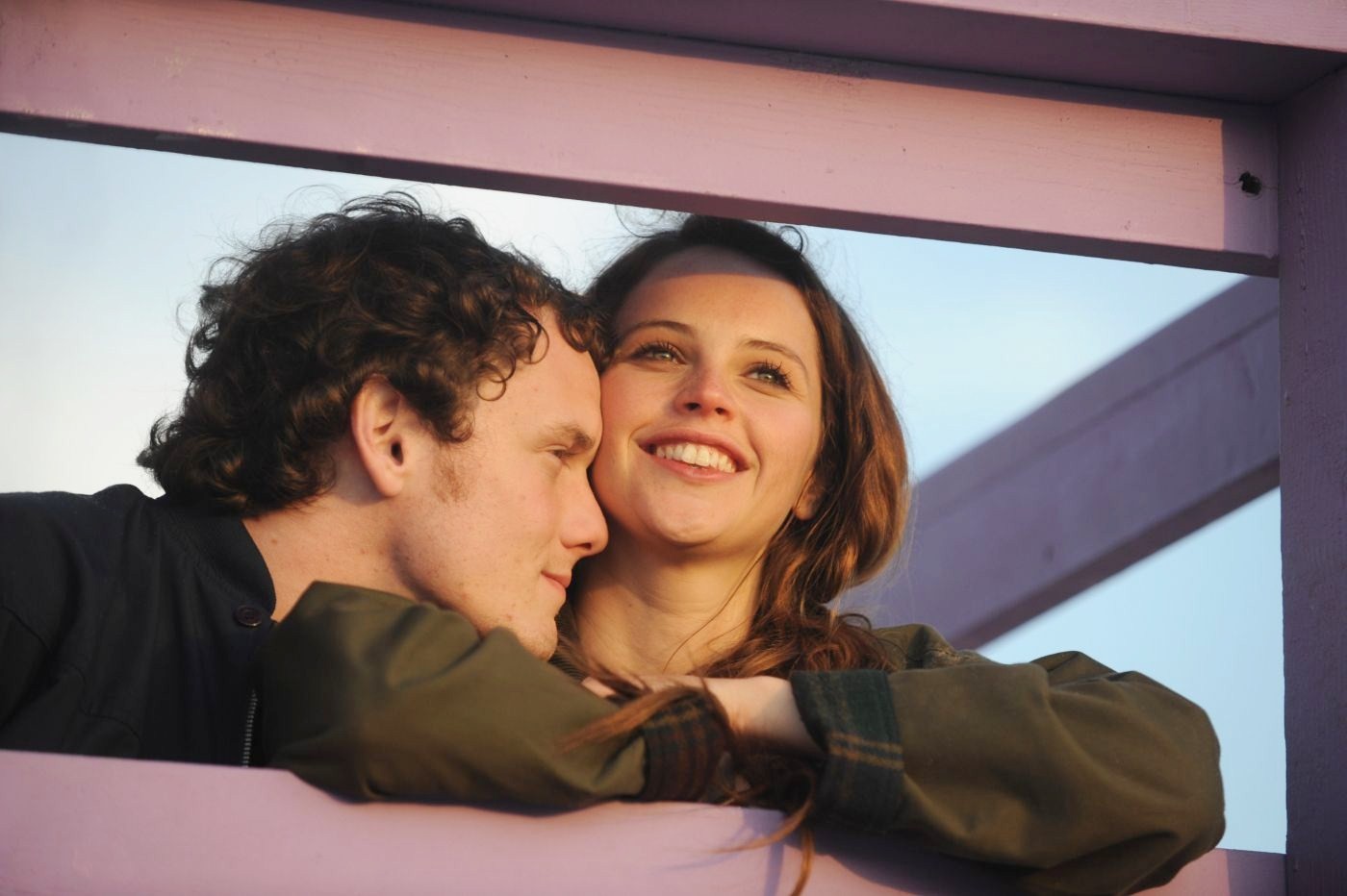 Anton Yelchin stars as Jacob and Felicity Jones stars as Anna in Paramount Vantage's Like Crazy (2011)
