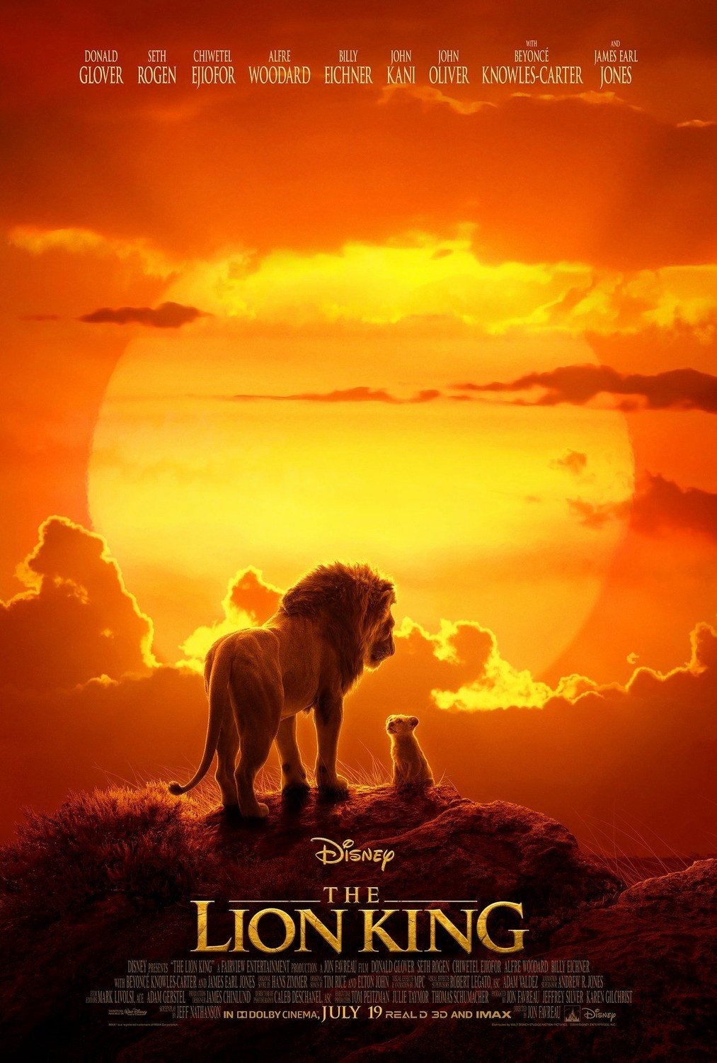 Poster of Walt Disney Pictures' The Lion King (2019)