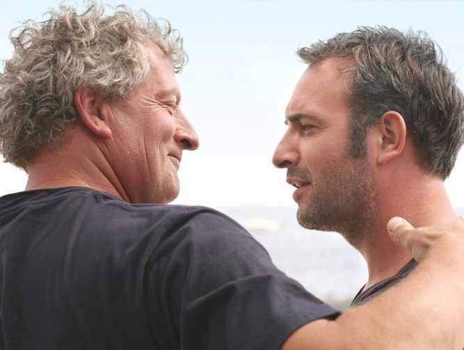 Joel Dupuch stars as Jean-Louis and Jean Dujardin stars as Ludo in MPI Media Group's Little White Lies (2012)