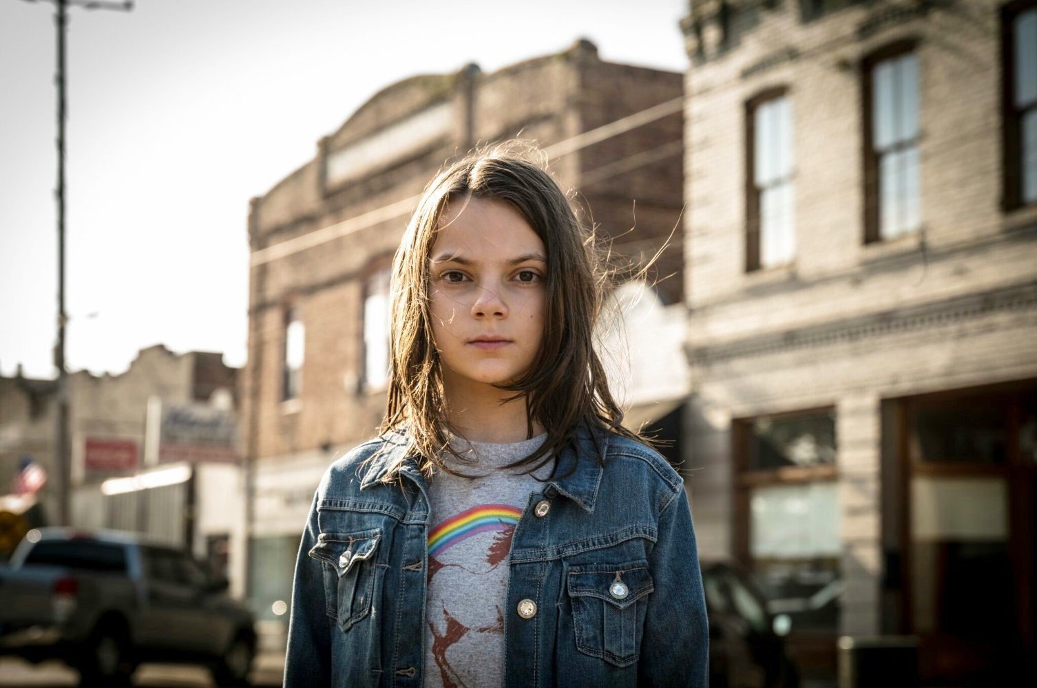 Dafne Keen stars as Laura in 20th Century Fox's Logan (2017)