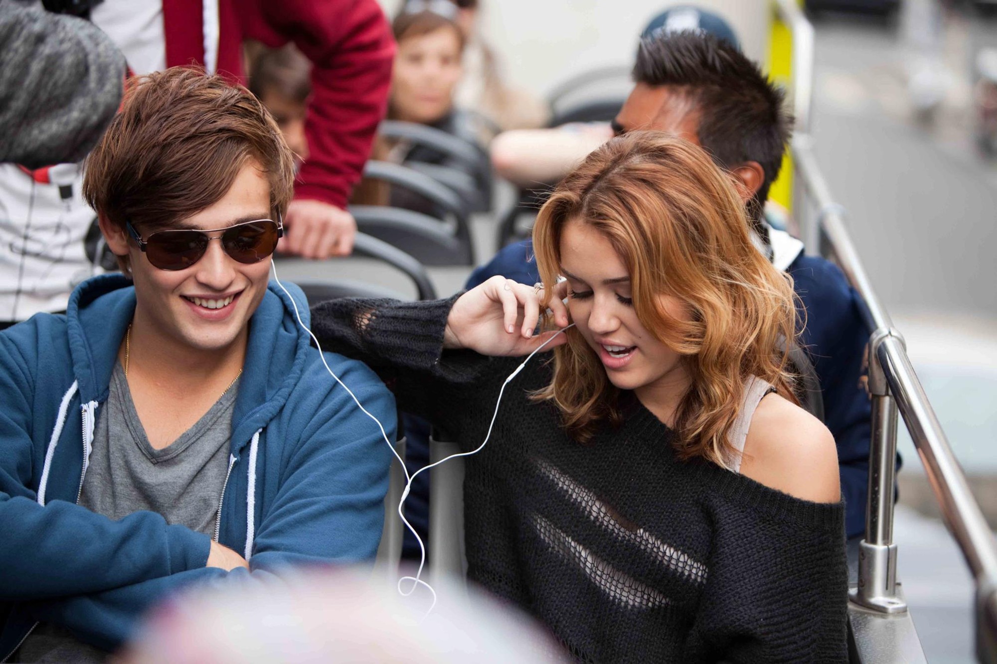 Douglas Booth stars as Kyle and Miley Cyrus stars as Lola in Lionsgate Films' LOL (2012)