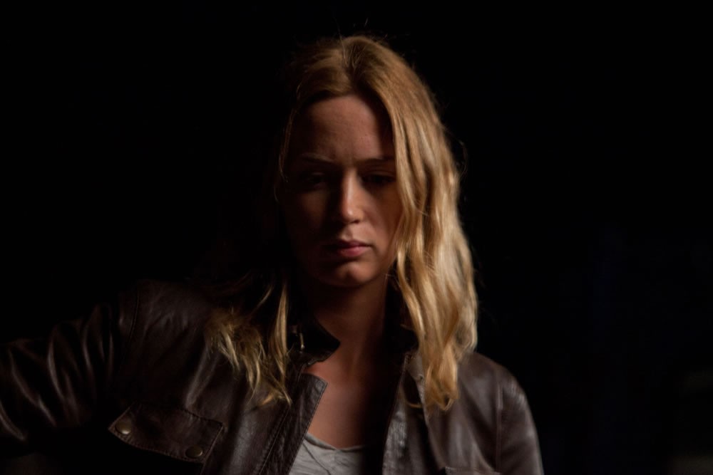 Emily Blunt stars as Sara in TriStar Pictures' Looper (2012)