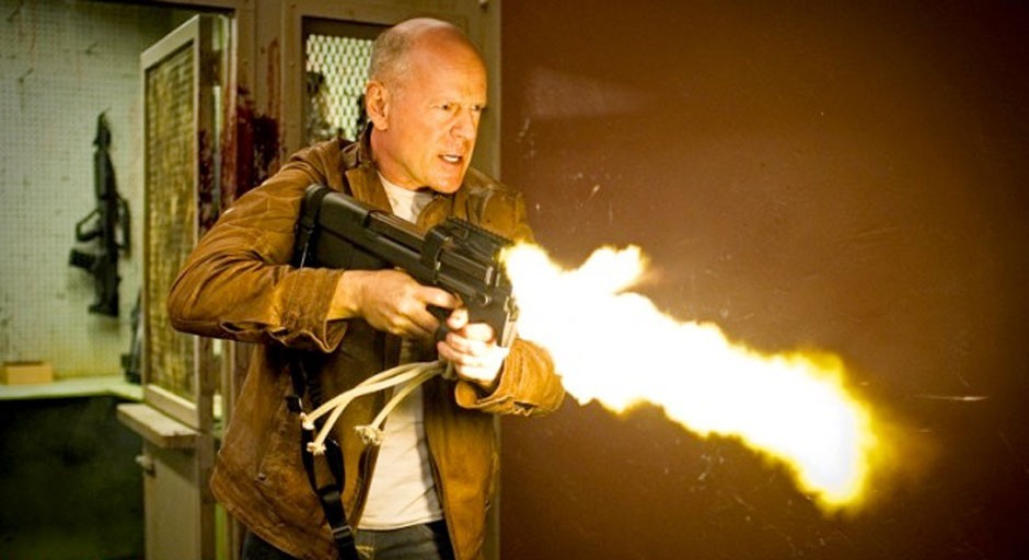 Bruce Willis stars as Older Joe in TriStar Pictures' Looper (2012)