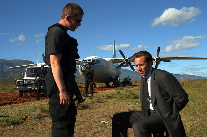 Ethan Hawke and Nicolas Cage in Lions Gate Films' Lord of War (2005)